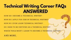 Answering frequently asked questions about technical writing and clearing myths