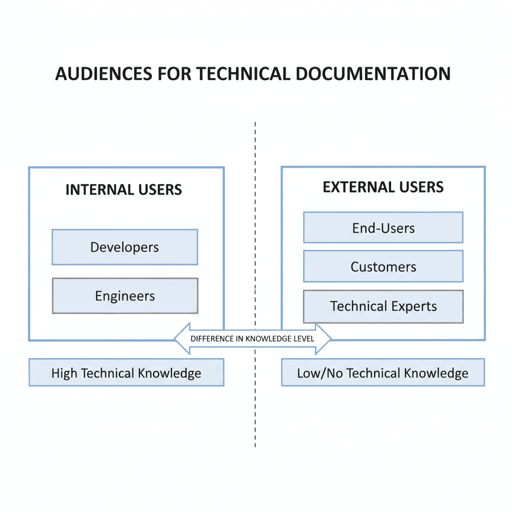 diagrammatic representation comparing different types of audiences