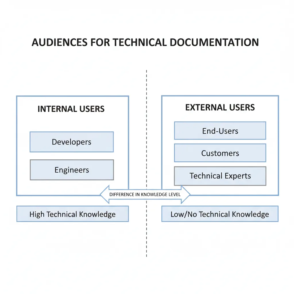 diagrammatic representation comparing different types of audiences