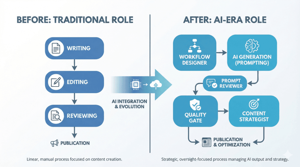 AI in technical writing: The ultimate guide for writers and doc teams 3 technical writing role is moving away from traditional writing, editing, and reviewing to designing workflows, ai augmented content, quality guardrails, and content strategy